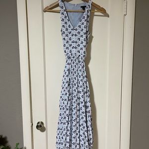 Ann Taylor pleated midi dress